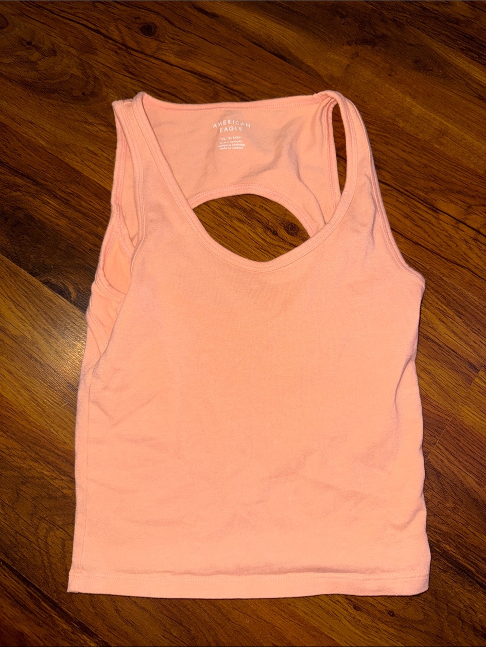 American Eagle Racerback Tank Top Pink XS